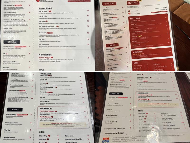 All About Pho - Cerritos Menu