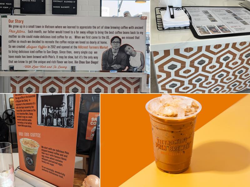 Saigon Coffee Menu