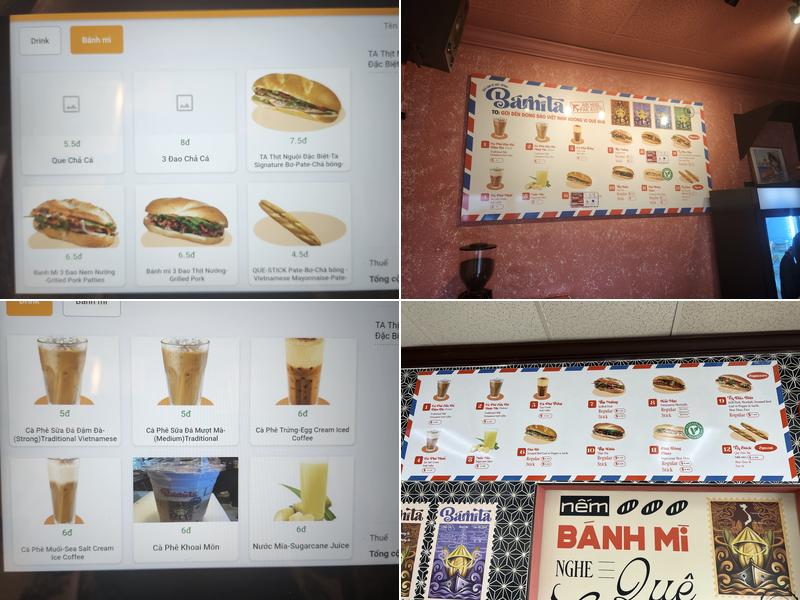 Bamita Menu