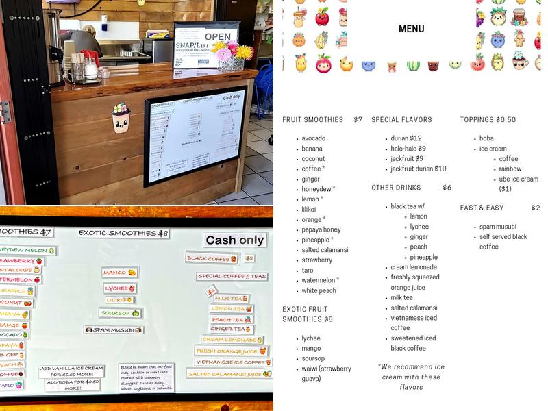 Corner Cafe Menu