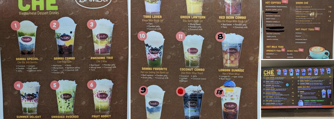 Bambu Baltimore Menu