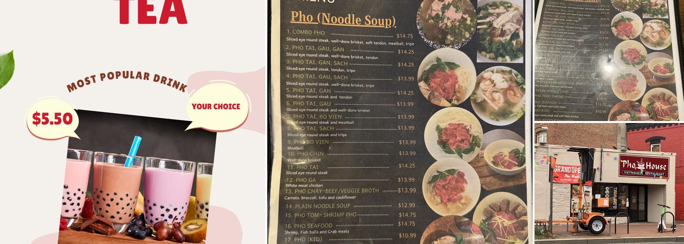 Pho House Menu
