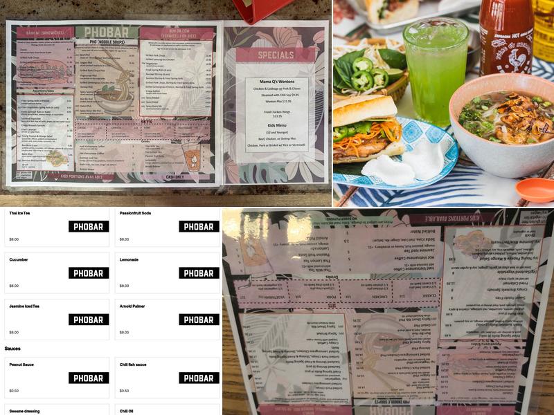 PhoBar Menu