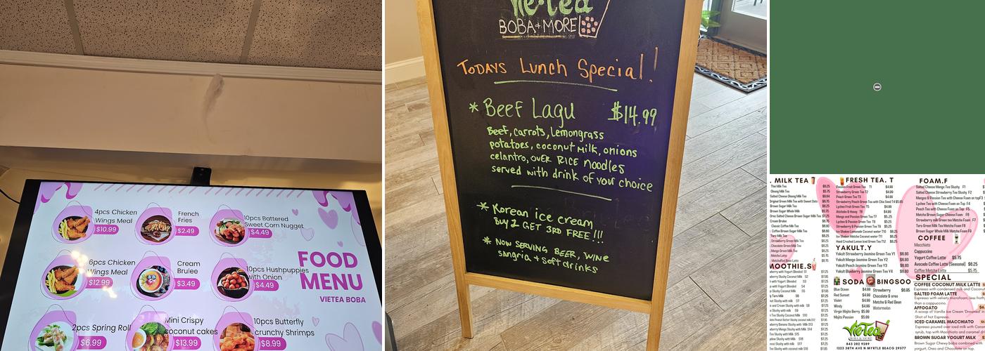 VieTea Menu