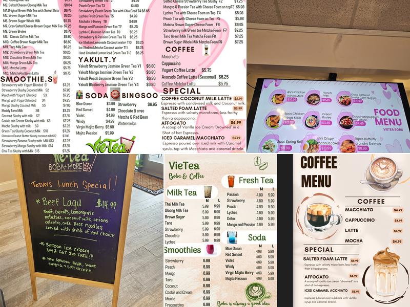 VieTea Menu