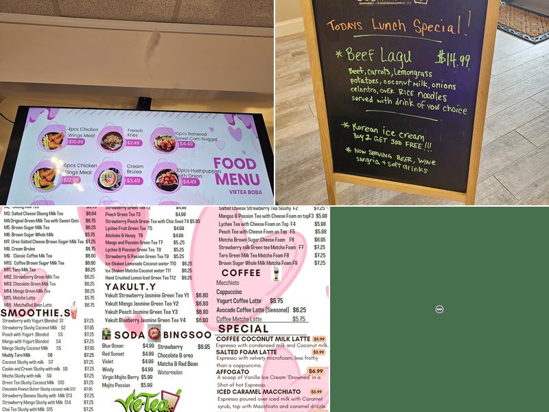 VieTea Menu