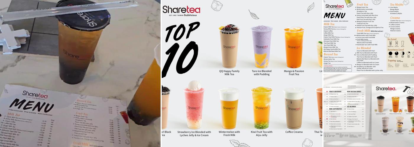 Sharetea Menu