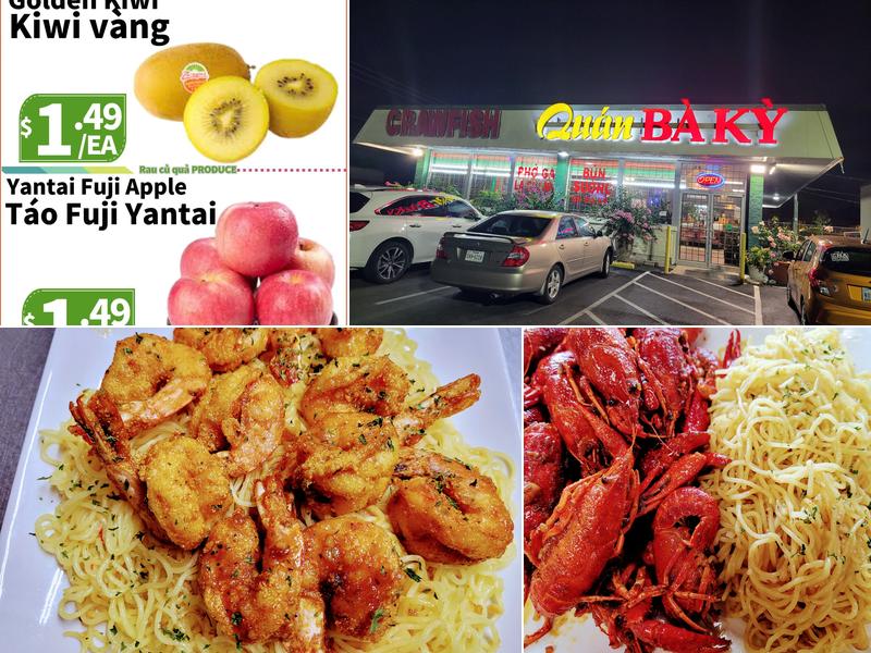 QUAN BA KY Crawfish Vietnamese Restaurant 11550 Bellaire Blvd, Houston