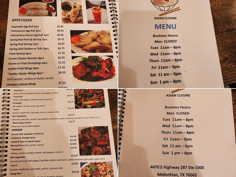 Pho N Wok Menu