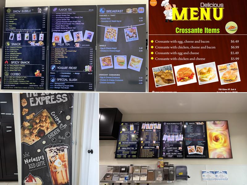 Tapioca Express Menu