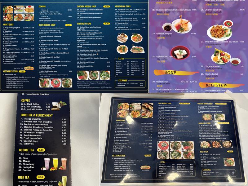 All About Pho - Langley BC (Please try to order from our website) Menu