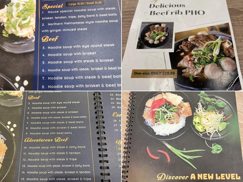 Pho 68 Surrey Menu