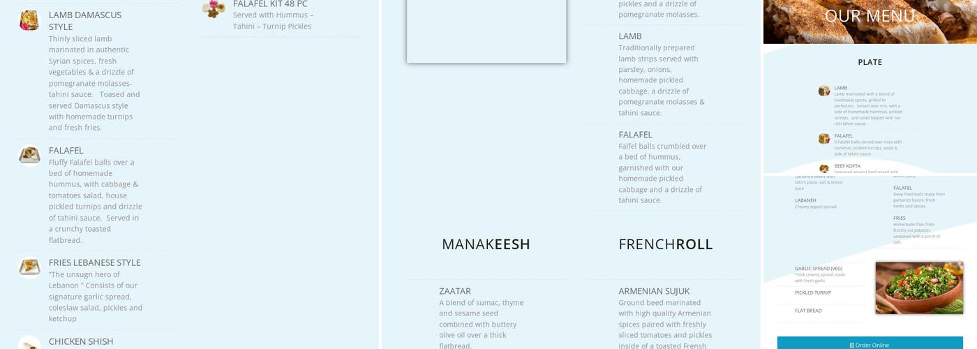 Iraklis Restaurant Menu