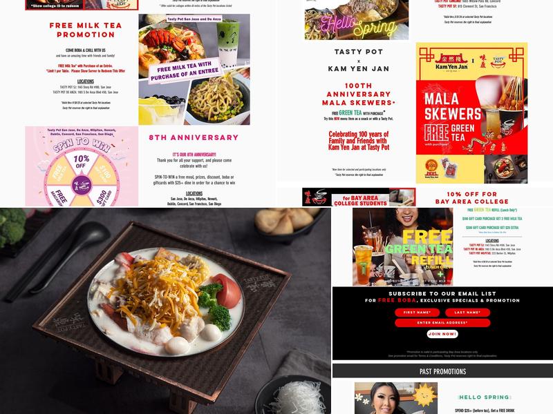 Tasty Pot Menu