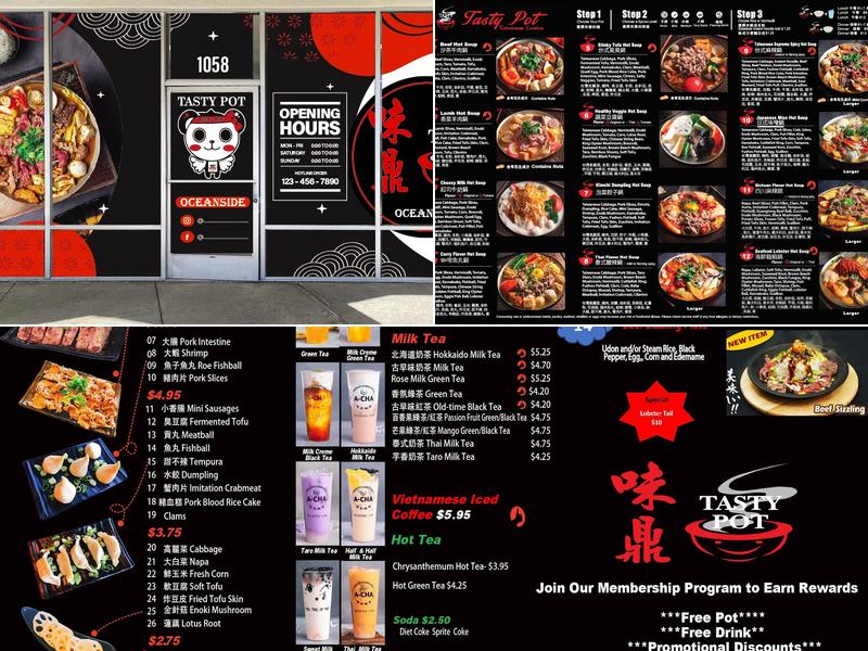 Tasty Pot Oceanside Menu