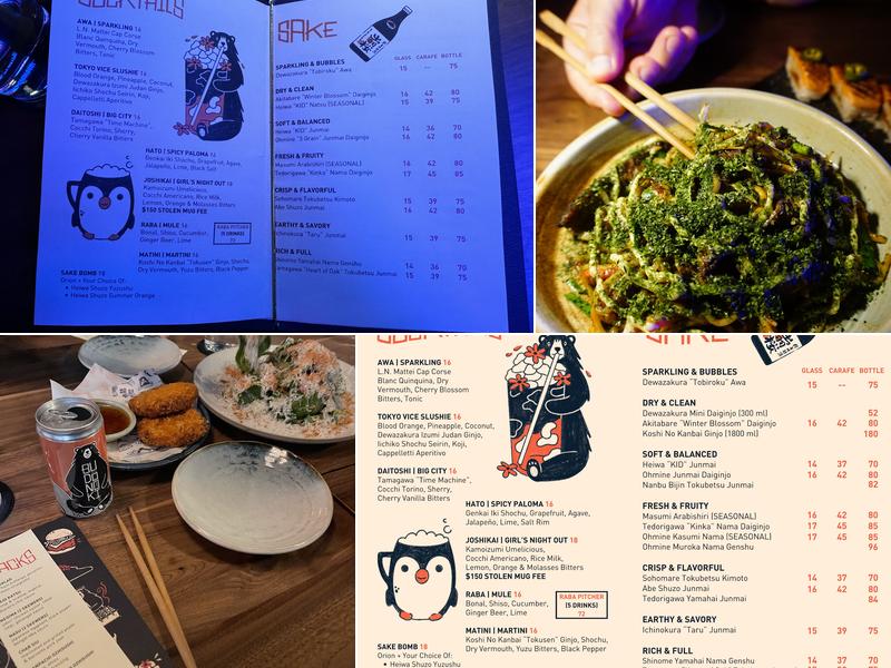 Budonoki Menu