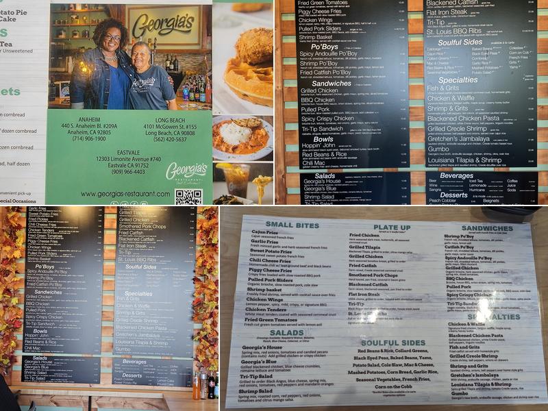 Georgia's Restaurant Menu
