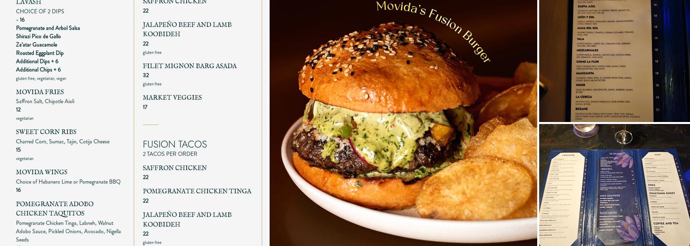 Movida Menu