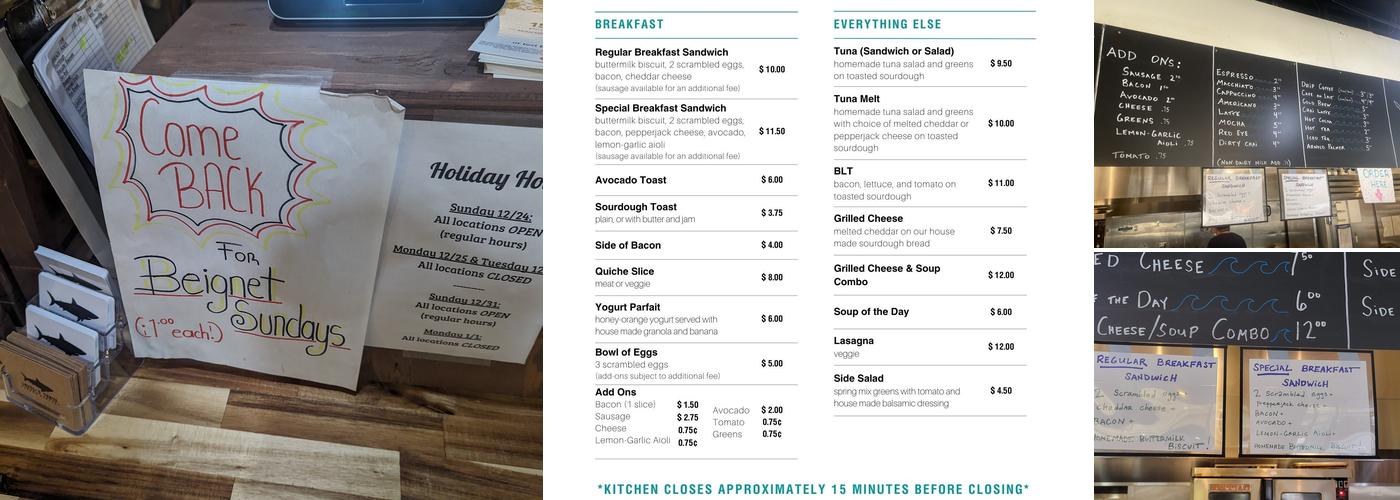 Devil's Teeth Baking Company Menu