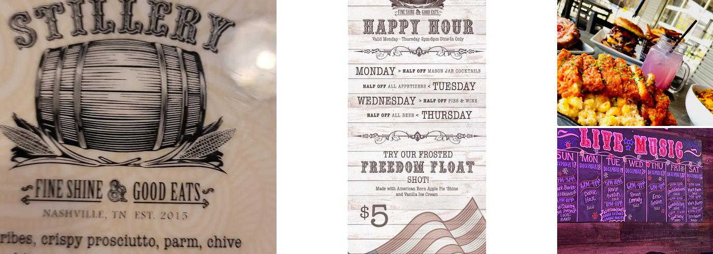 The Stillery Menu