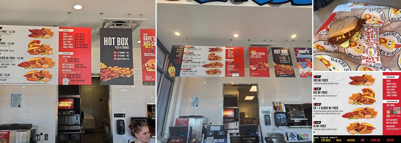 Dave's Hot Chicken Menu