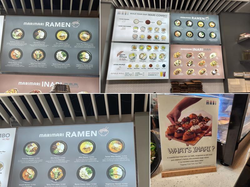 Mari Mari Menu