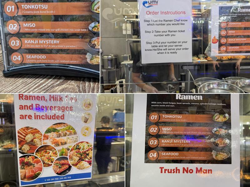 Umi Hotpot Sushi & Seafood Buffet, Deptford Menu, Reviews (311