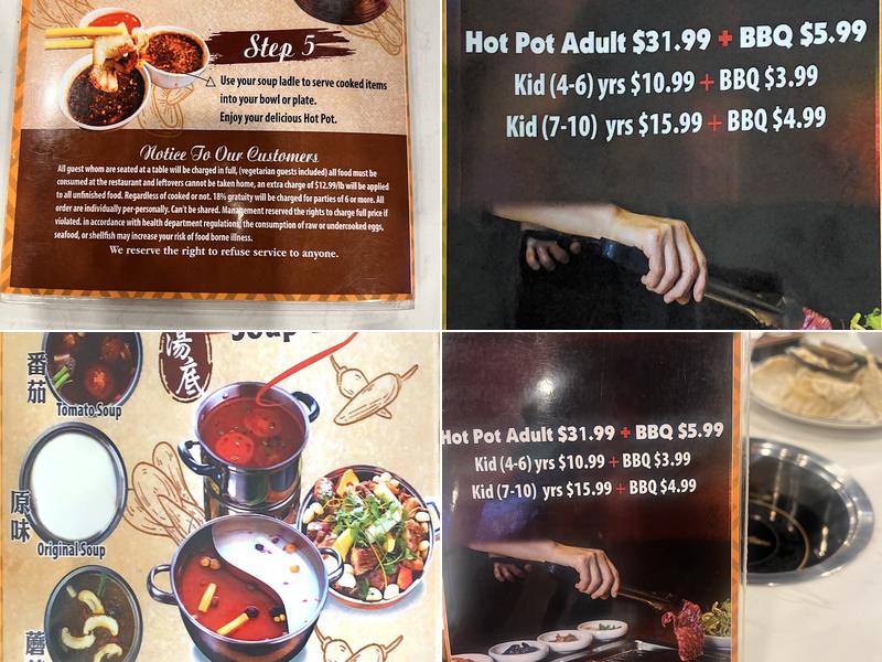 Dragon Hot Pot & BBQ Menu