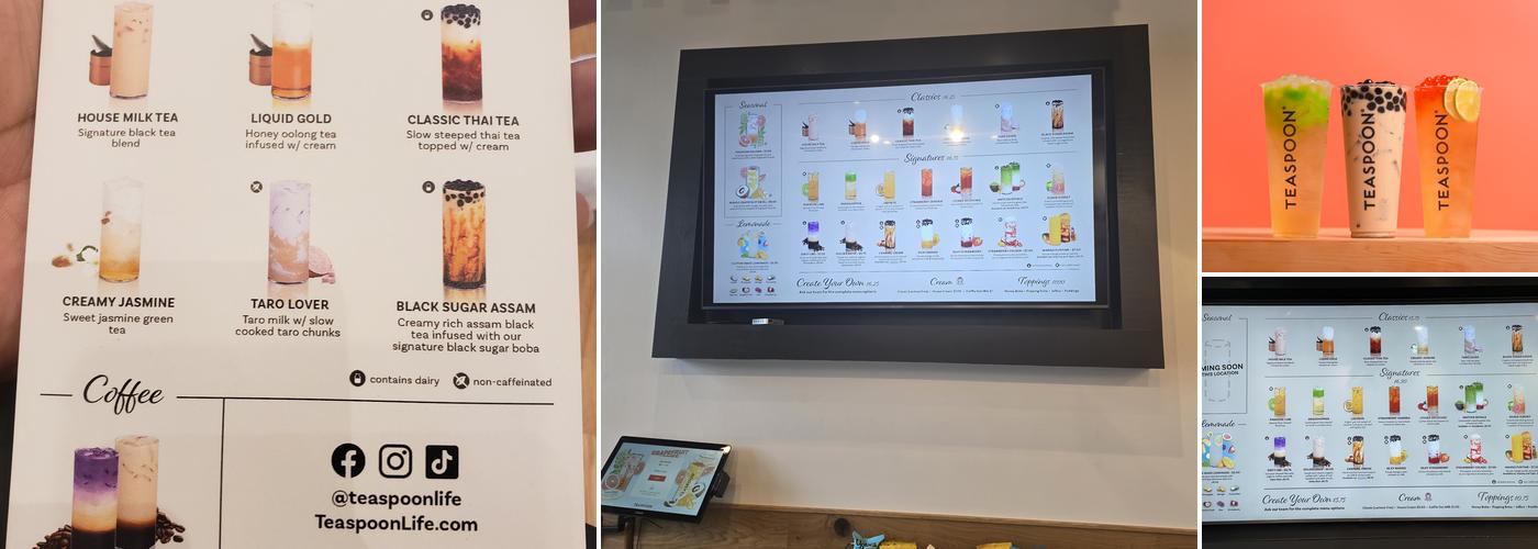 Teaspoon Augusta Menu