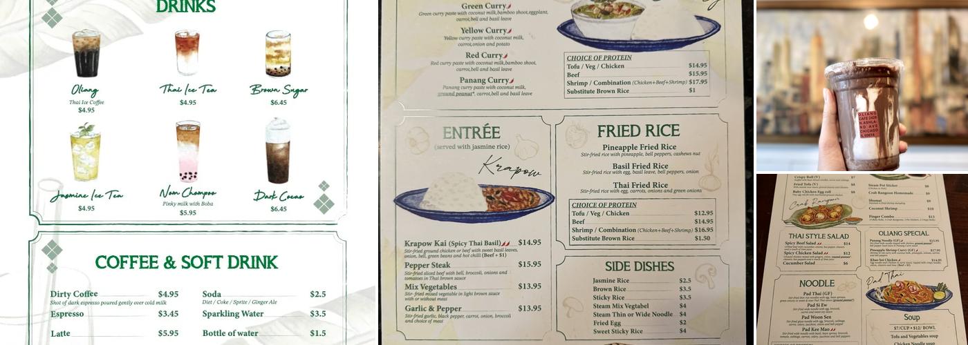 Oliang Menu