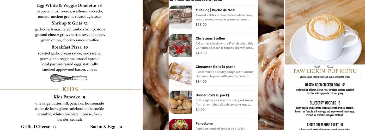 Godfrey's Menu