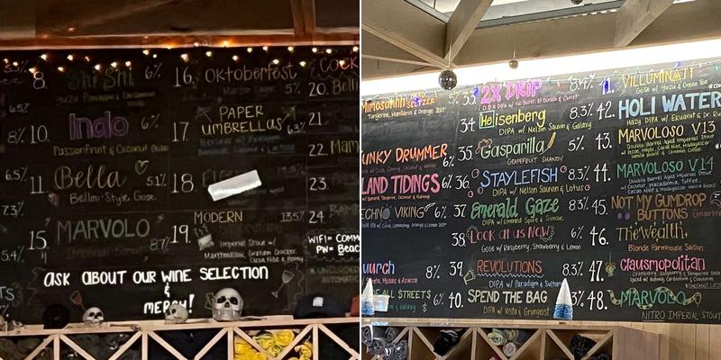 Commonwealth Brewing Co FFX Menu