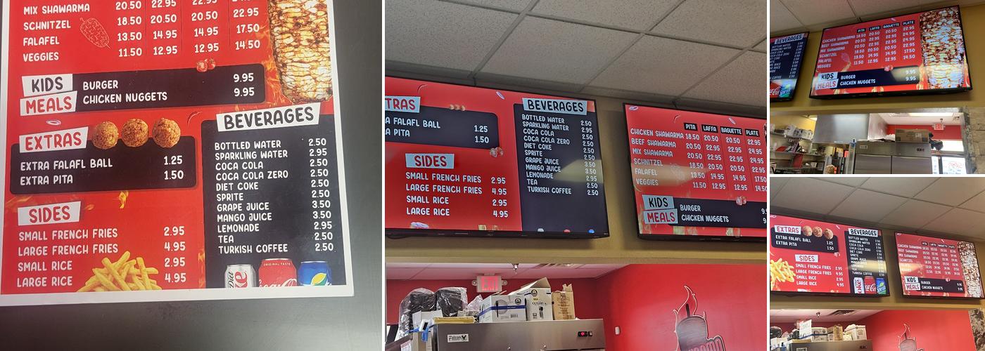 Shawarma Paradise Las Vegas Menu