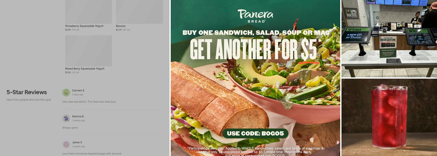 Panera Bread Menu