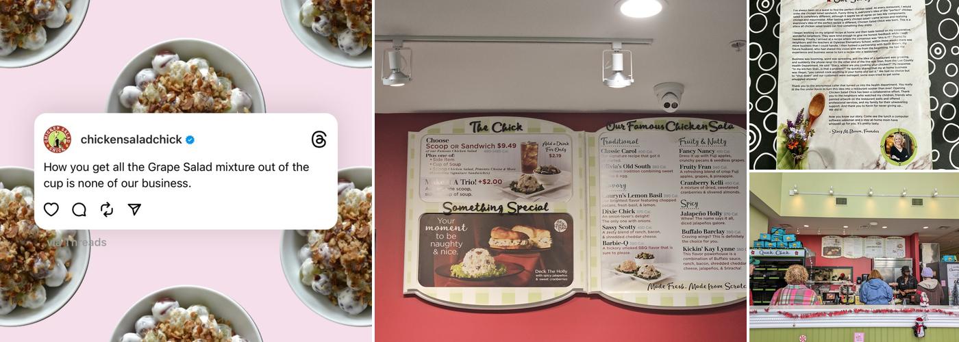 Chicken Salad Chick Menu