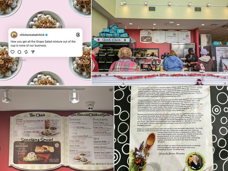 Chicken Salad Chick Menu