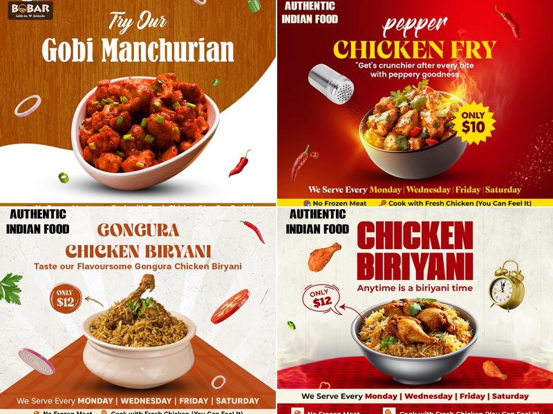 Bobar Bubble Tea Menu