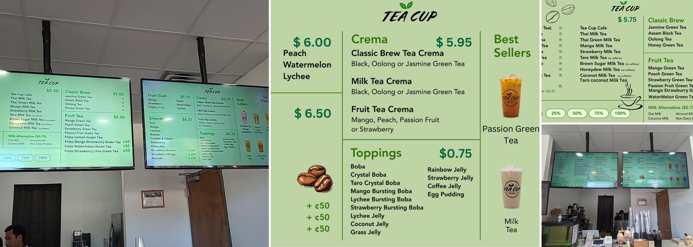 Tea Cup - Boba House2 Menu