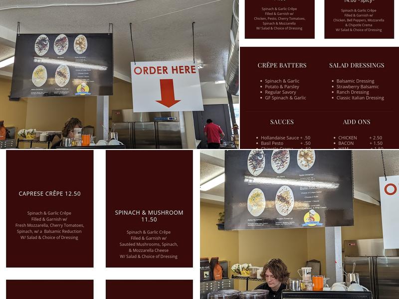 The Crêpe House Menu