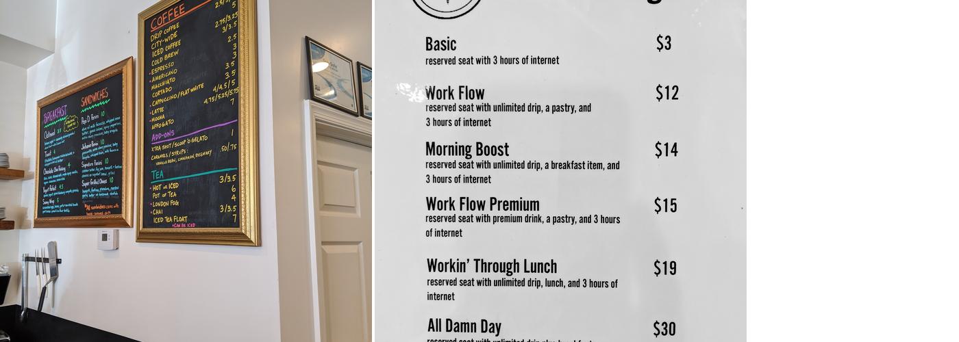 Starbucks Menu