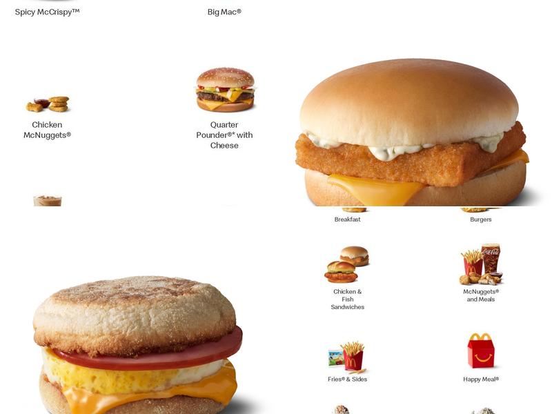 McDonald's Menu