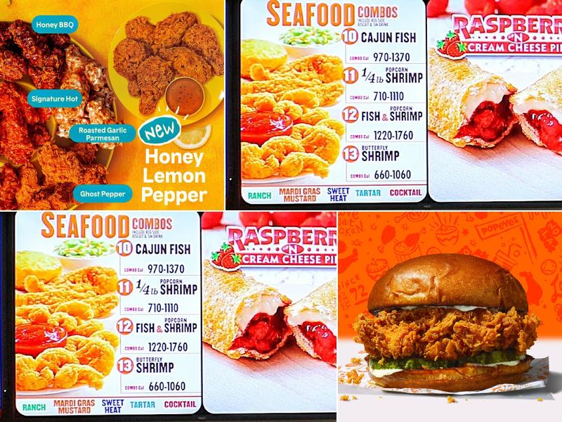 Popeyes Menu