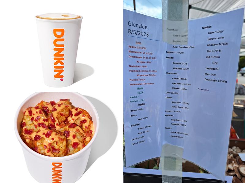 Dunkin' Menu