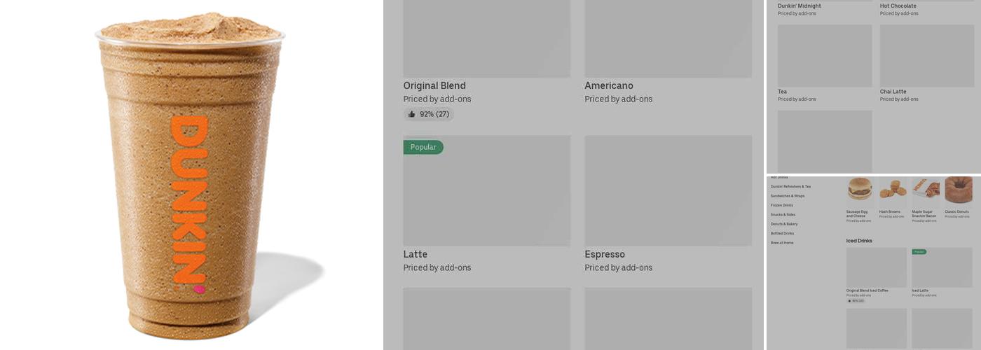 Dunkin' Menu