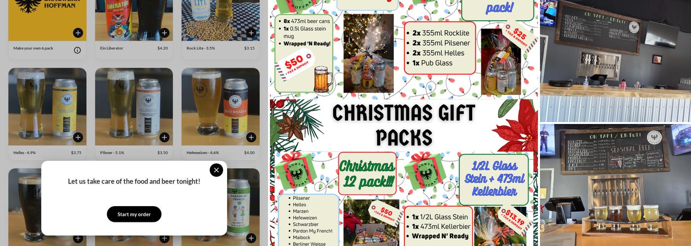 Brauwerk Hoffman Rockland Menu