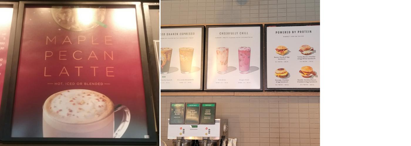 Starbucks Menu