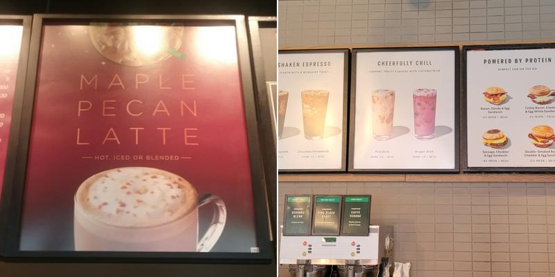 Starbucks Menu
