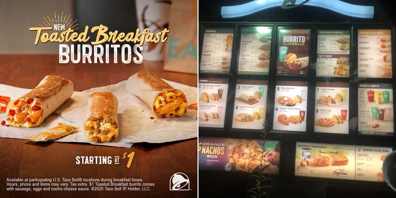 Taco Bell Menu