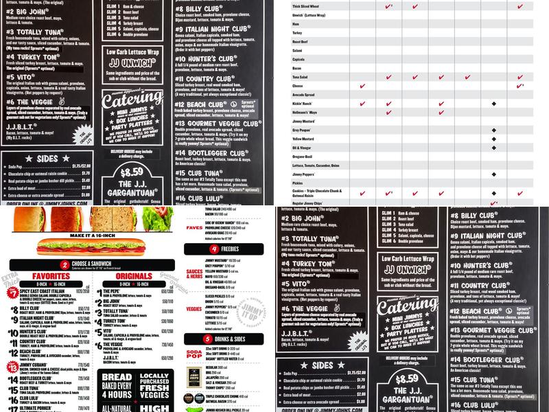 Jimmy John's Menu