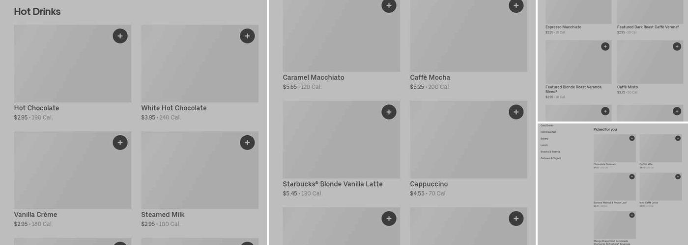 Starbucks Menu